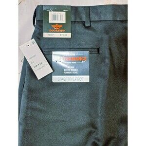 Dockers Straight-Fit Performance Flat Front Dress Pants Permanent Crease 38WX29
